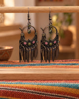 Boucles d'oreilles Inkao – Demi-lune bronze