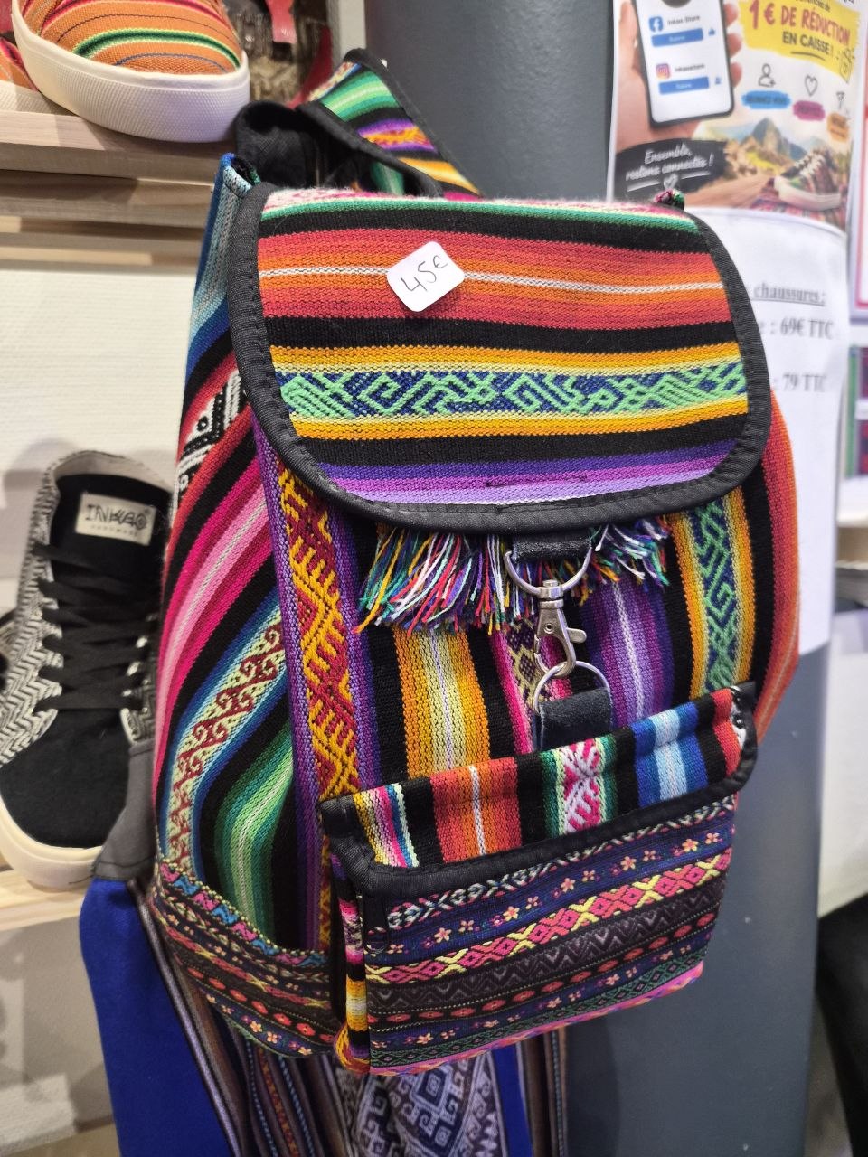 Sac à dos Inkao – Kuychi, vue de face — Photo 2
