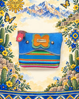 Porte-monnaie Inkao – Bleu papillon