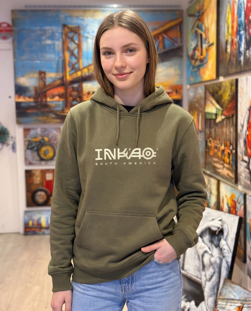 Sweat à capuche Inkao Collector kaki