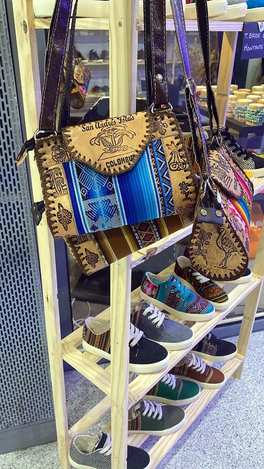 Sac à main Inkao Bleu San Andrés — Photo 4