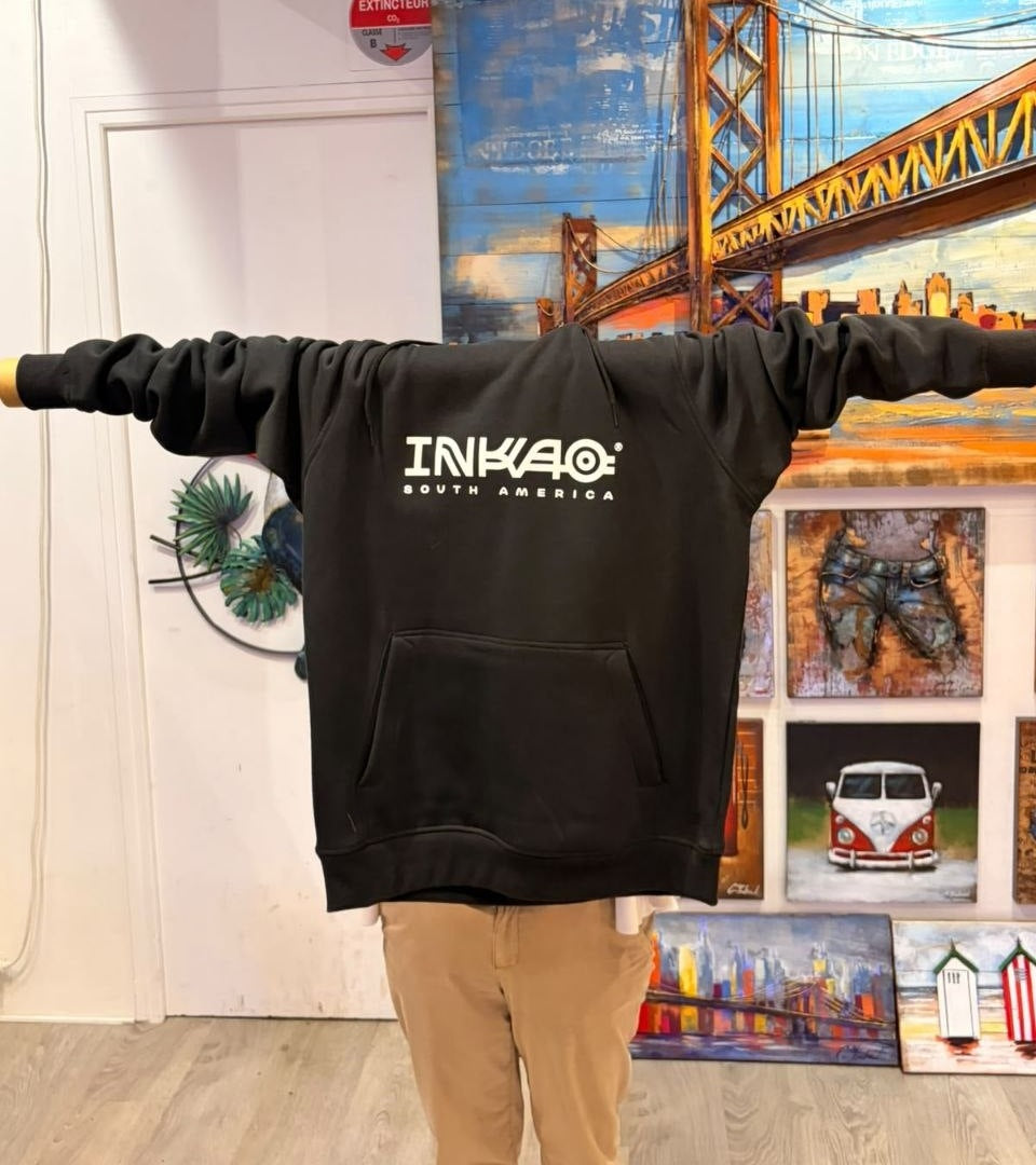 Sweat à capuche Inkao Collector noir — Photo 2