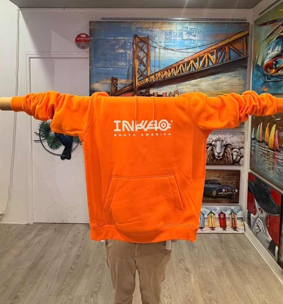 Sweat à capuche Inkao Collector orange — Photo 2