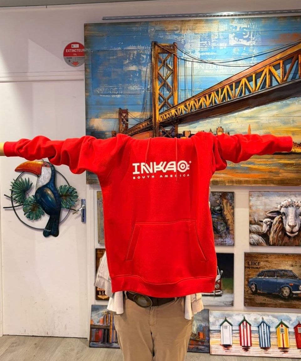 Sweat à capuche Inkao Collector rouge — Photo 2